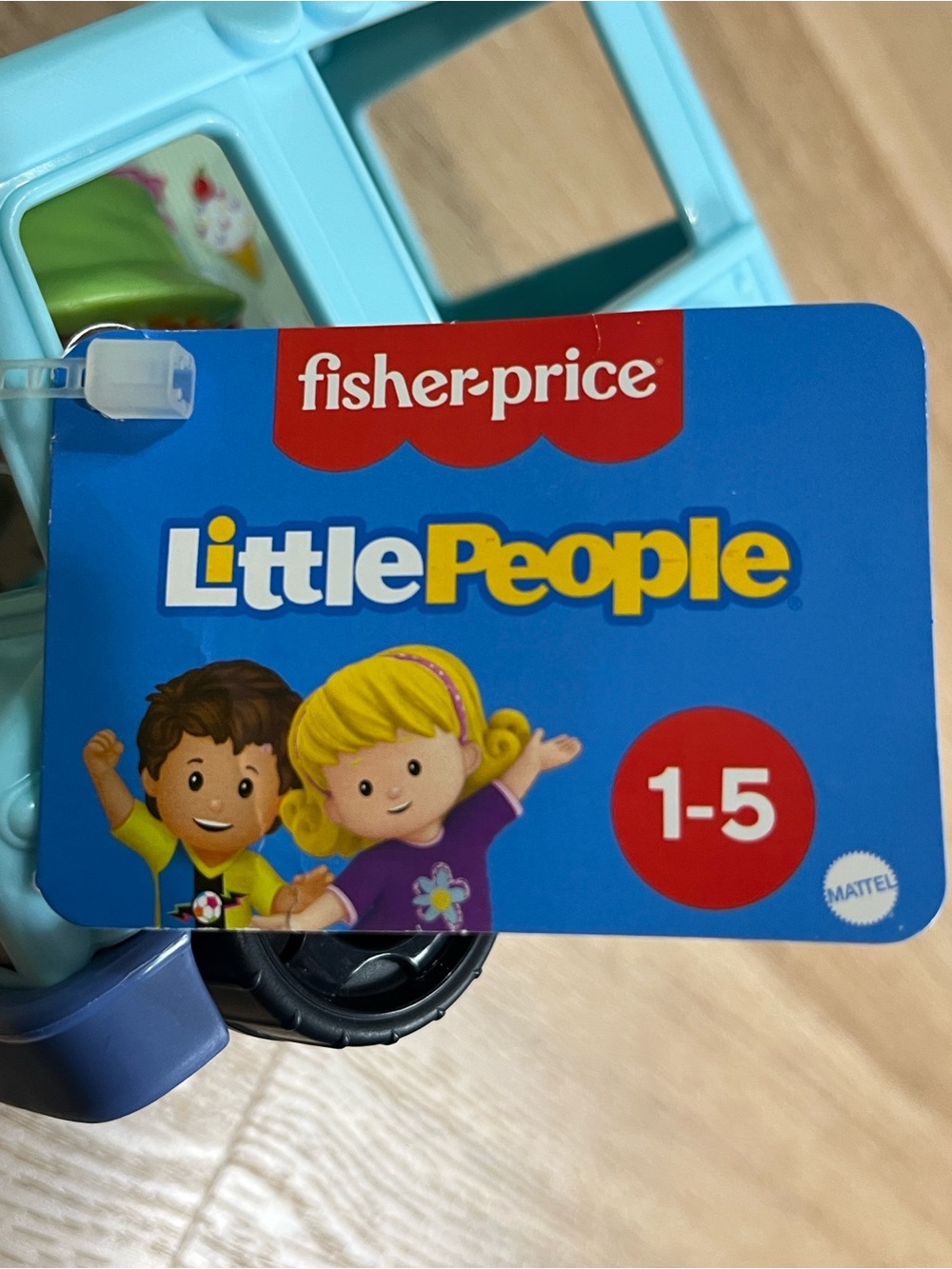 NWT Fisher-Price Little People Light Blue Ice Cream Truck with Driver - Picture 10 of 11